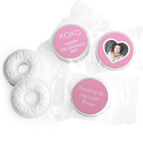 Personalized Valentine's Day XOXO Add Your Photo Life Savers Mints