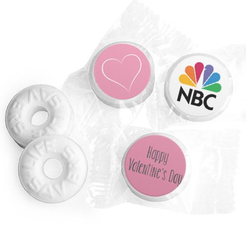 Personalized Heart of Our Business Valentine's Day Life Savers Mints