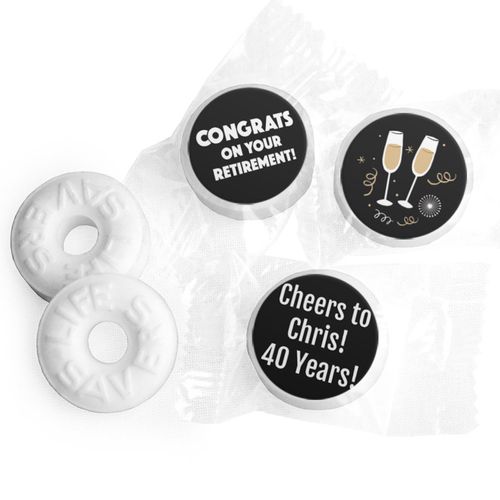 Personalized Bonnie Marcus Collection Retirement Cheers Assembled Life Savers Mints