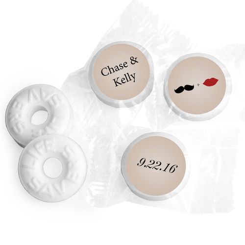 Smooches Personalized Wedding LIFE SAVERS Mints Assembled