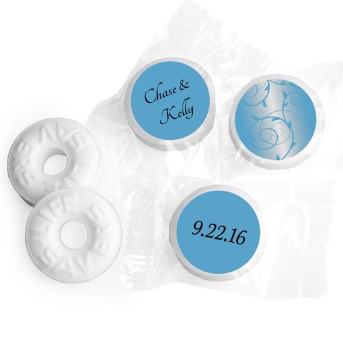 Satin Bliss Personalized Wedding LIFE SAVERS Mints Assembled