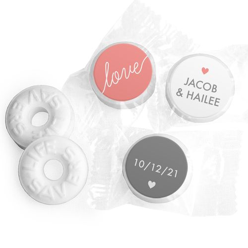 Personalized Everlasting Love LifeSavers Mints