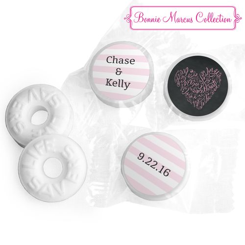 Whispering Heart Personalized Wedding LIFE SAVERS Mints Assembled
