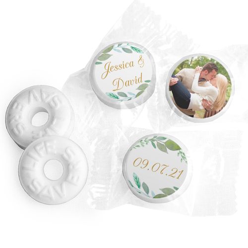 Personalized 3/4" Stickers - Bonnie Marcus Wedding Forever Foliage (108 Stickers)