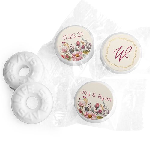 Personalized Blooming Bouquet LifeSavers Mints