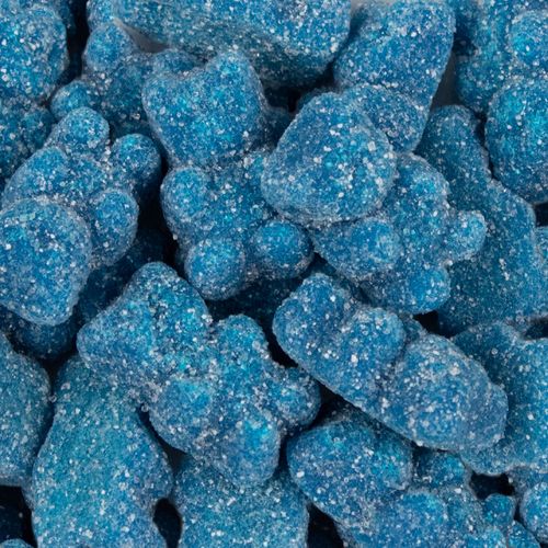 Sugar Gummy Bears - Blue Raspberry