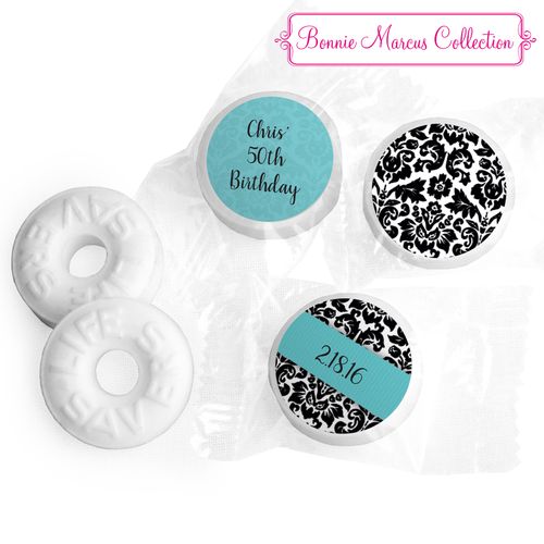 Bask in Damask Personalized Birthday LIFE SAVERS Mints Assembled