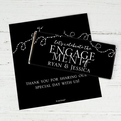 Personalized Wedding - Let's Celebrate Chocolate Bar Wrappers