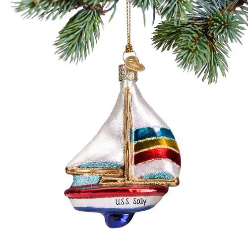 Sailboat Holiday Ornament