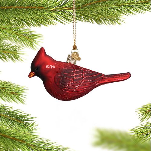 Northern Cardinal Holiday Ornament