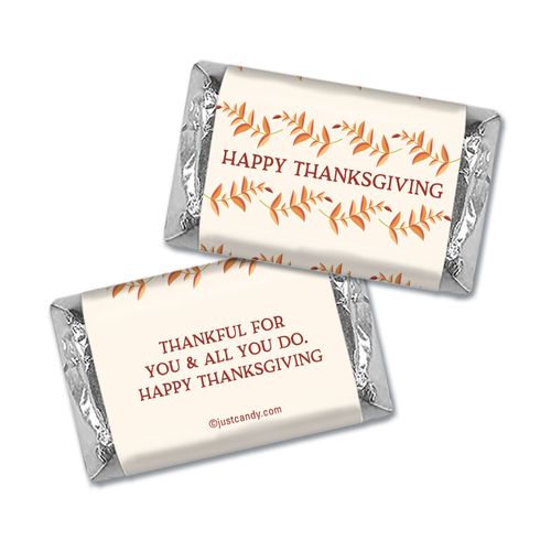 Happy Thanksgiving Hershey's Miniatures Wrappers