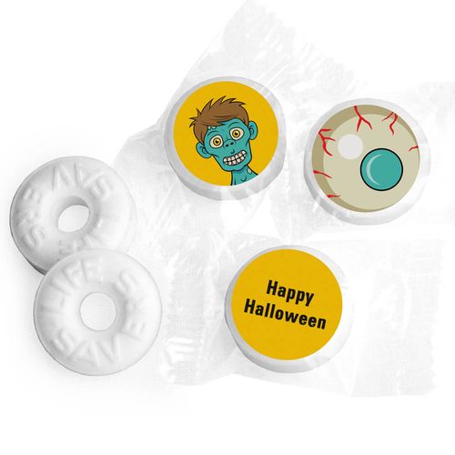Halloween Personalized Life Savers Mints Trick or Treat Zombie