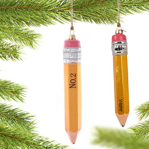 No 2 Pencil Holiday Ornament