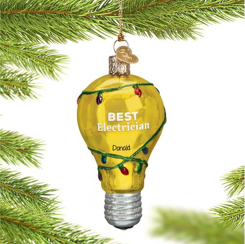 Best Electrician Holiday Ornament