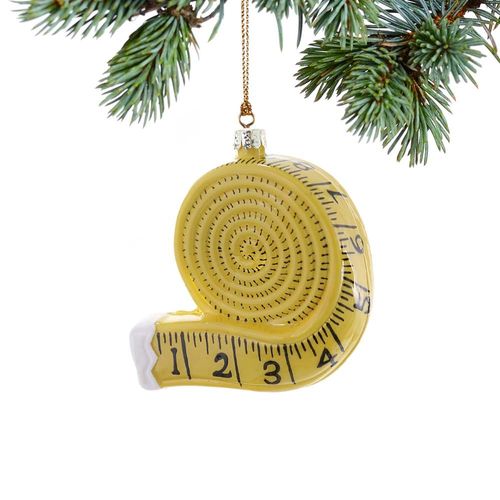 Seamstress Measuring Tape Holiday Ornament