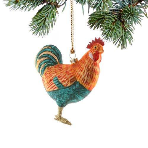Heritage Rooster Holiday Ornament