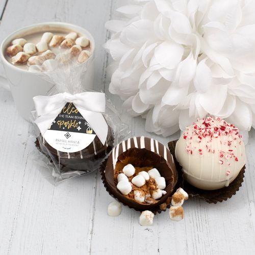 Personalized Business Hot Cocoa Bomb - Sparkle