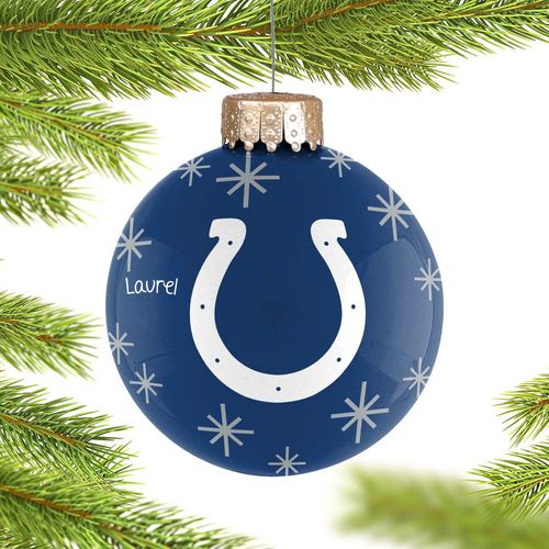 Indianapolis Colts Ball Holiday Ornament