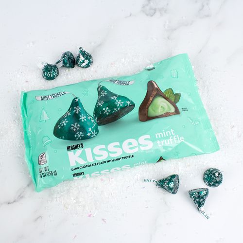 Hershey's Dark Chocolate Mint Truffle Kisses