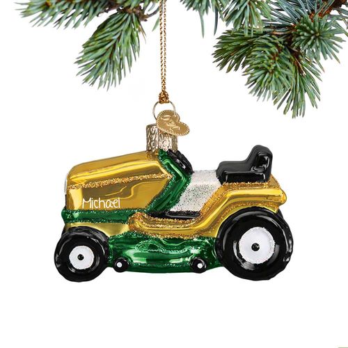 Riding Lawn Mower Holiday Ornament