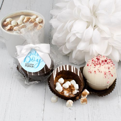 Personalized Baby Shower Hot Cocoa Bomb - It's a Boy