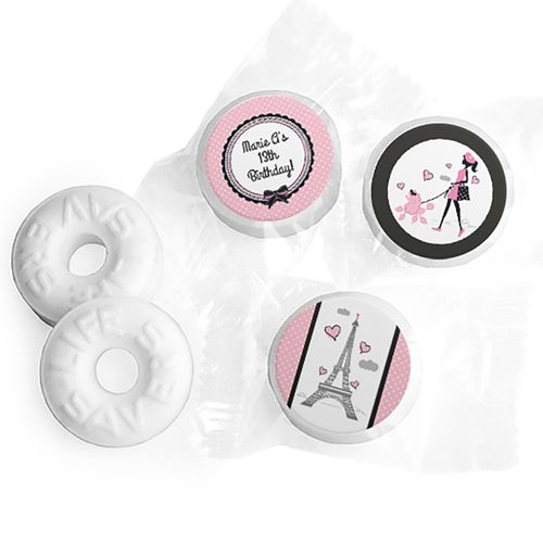 Personalized Birthday Poodle Life Savers Mints