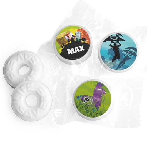 Birthday Battle Game Personalized Life Savers Mints