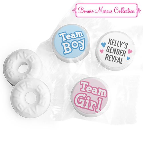 Personalized Bonnie Marcus Boy or Girl Gender Reveal Life Savers Mints