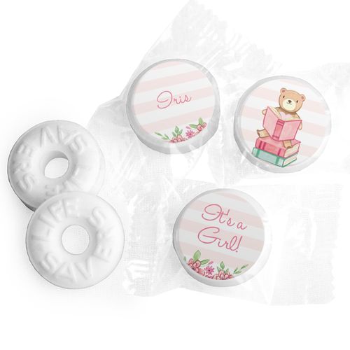 Story Time Baby Girl Personalized LIFE SAVERS Mints Assembled