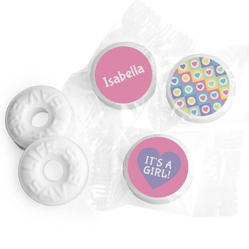 Adorable Personalized Baby Shower LIFE SAVERS Mints Assembled