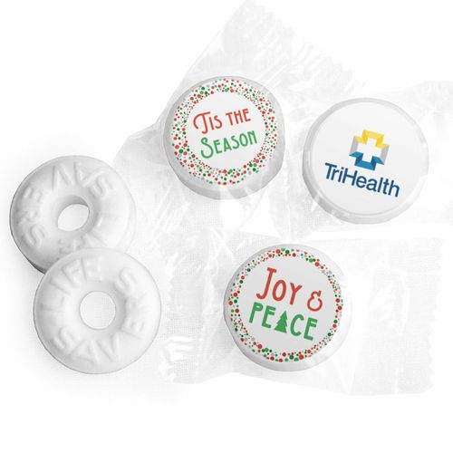 Personalized Christmas Confetti Add Your Logo Life Savers Mints