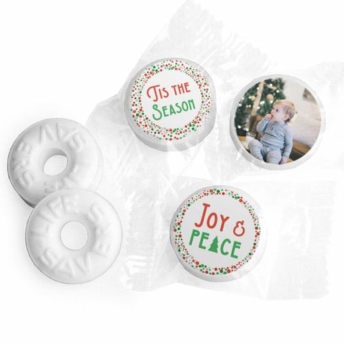 Personalized Christmas Confetti Life Savers Mints