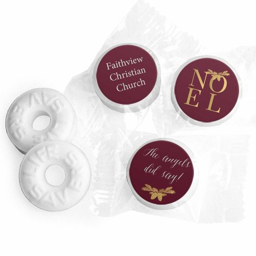 Personalized Christmas First Noel Life Savers Mints