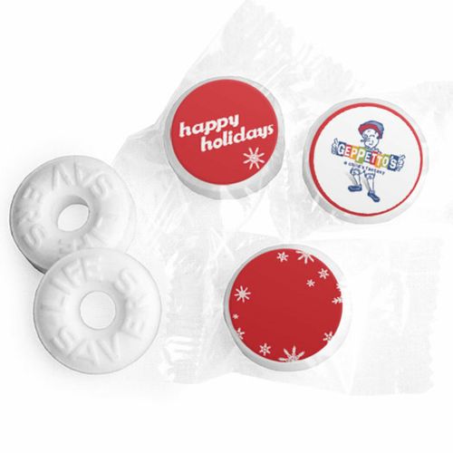 Personalized Life Savers Mints - Christmas Snowflake Flurry