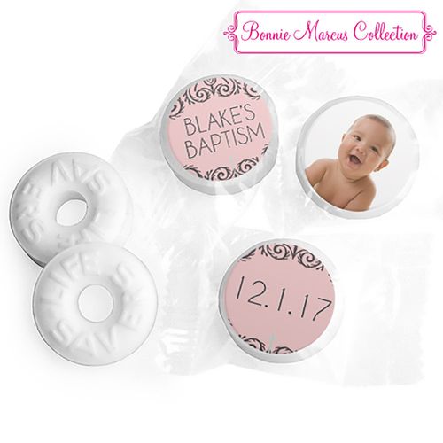 Personalized Bonnie Marcus Scroll Baptism Life Savers Mints