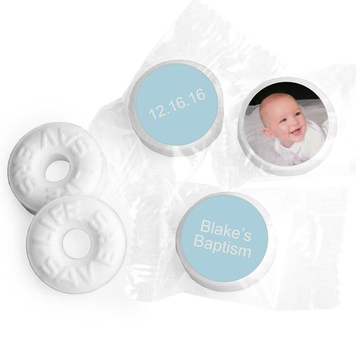 Add Your Photo Personalized Baptism LIFE SAVERS Mints Assembled