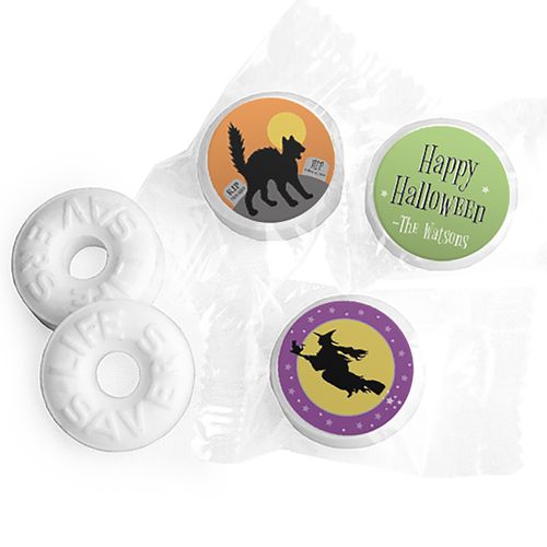 Personalized Life Savers Mints - Halloween Witch