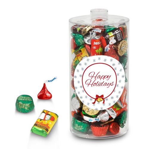 Happy Holidays Hershey's Holiday Canister