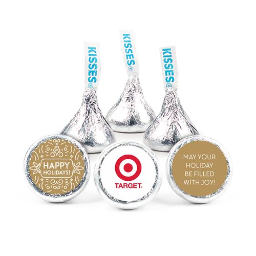 Personalized Happy Holidays Add Your Logo Hershey's Kisses