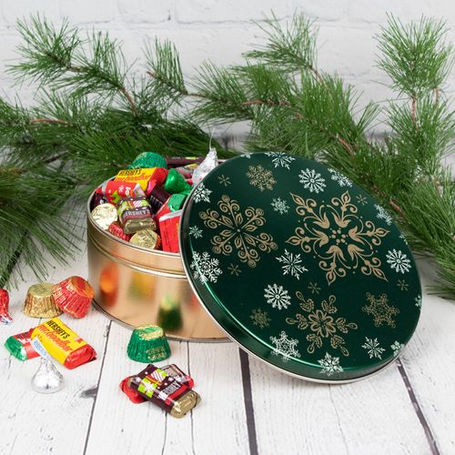 Emerald Snowfall 1.5 lb Hershey's Holiday Mix Tin