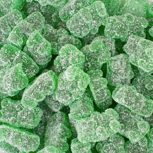Green Sugared Apple Gummy Bears