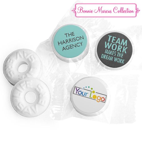 Personalized Bonnie Marcus Collection Teamwork Word Cloud Assembled Life Savers Mints