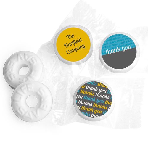 Brilliance Personalized Thank You LIFE SAVERS Mints Assembled