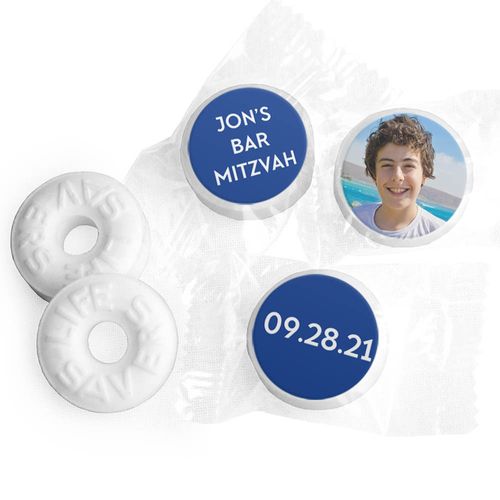 Personalized Bonnie Marcus Bar Mitzvah Traditional Star Life Savers Mints