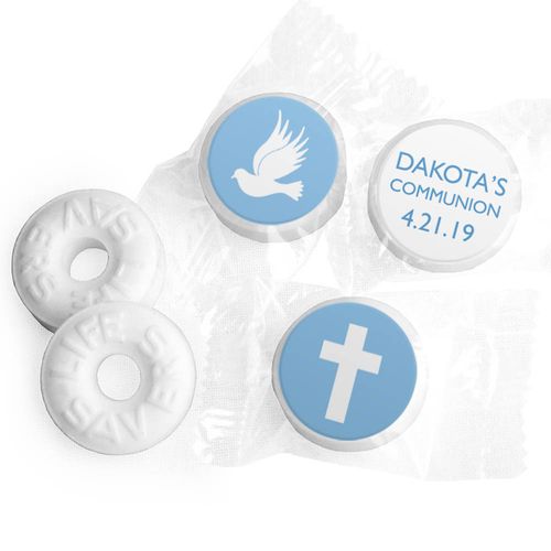 Personalized Life Savers Mints - Boy First Communion Religious Icons