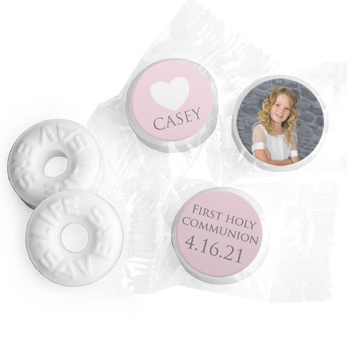 Personalized Life Savers Mints - Girl First Communion Religious Symbols