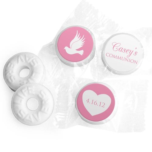 Personalized Life Savers Mints - Girl First Communion Religious Icons