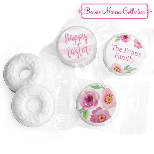 Bonnie Marcus Collection Easter Pink Flowers Life Savers Mints