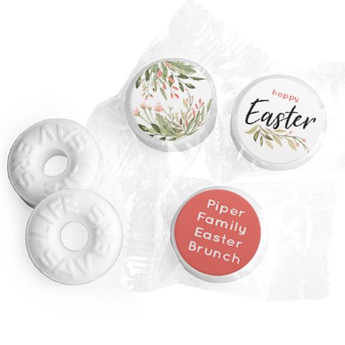 Personalized Easter Flowers Life Savers Mints