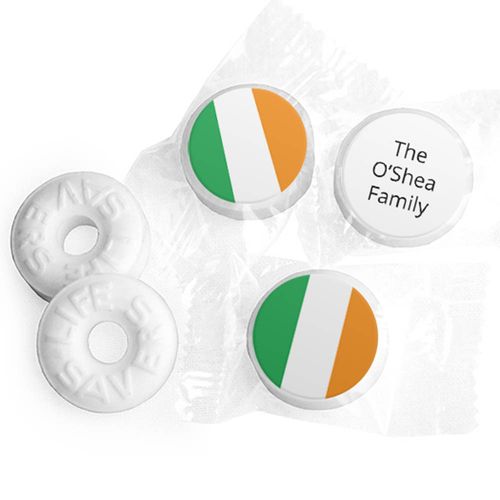 Personalized St. Patrick's Day Gold Life Savers Mints